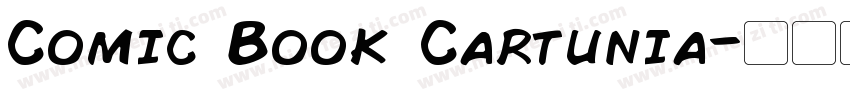 Comic Book Cartunia字体转换